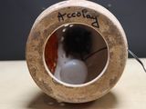 a close up of a small object on a table