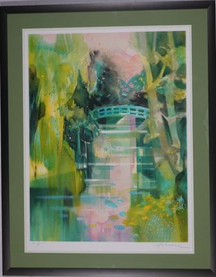 CAMILLE HILAIRE (1916-2004) Nymphéas, lithographie signée en…