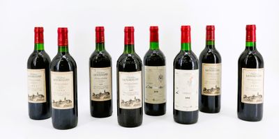 8 B Ch. Lenormand Premières Côtes de Bordeaux (2 x 1991, 2 x…