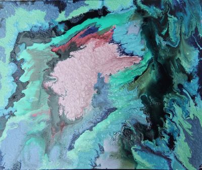 DUMAS Christiane "Madagascar", 2017, technique mixte sur toi…