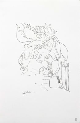 Jean COCTEAU (1889-1963) Pêcheurs de la Chapelle Saint Pierr…