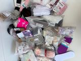 a pile of items that are sitting on the floor