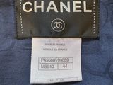 a chanel label on a chanel jacket