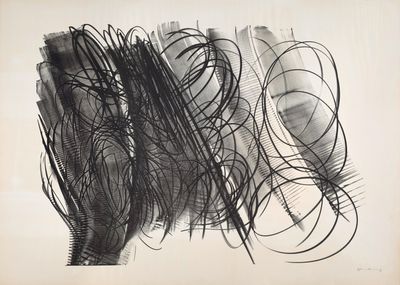 an image of a black and white drawing of a woman ' s face