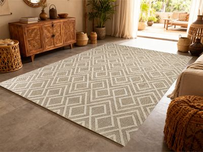 Lot DE 22 Tapis 150x200cm Beige Polypropylene