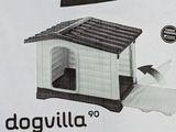 a box with a picture of a dog house inside of it