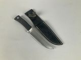 two knives are laying next to each other on a white surface