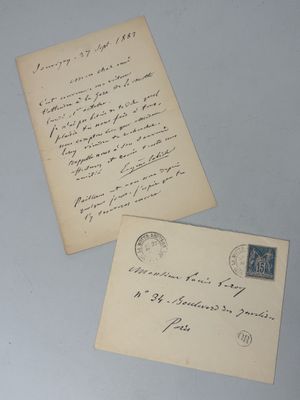 Eugène LABICHE. L.A.S., Souvigny 27 septembre 1883, à Louis … - Photo 1