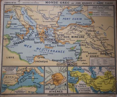 une vieille carte de l'Europe et du Moyen-Orient indiquant les principales villes