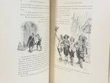an open book with a picture of a group of people on it