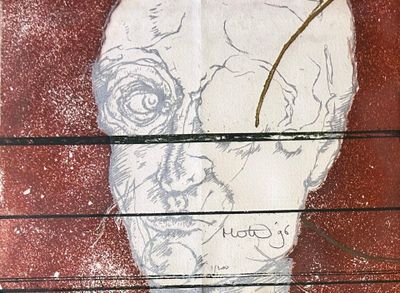 MOTI. MOTI (XX°) Portrait Lithographie signée au crayon en b…