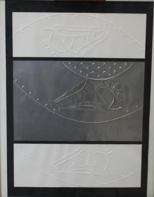 a picture of a black and white picture of a door