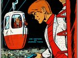 the cover of a comic book with a man looking out of a window