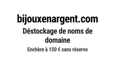 Nom de domaine bijouxenargent.com.