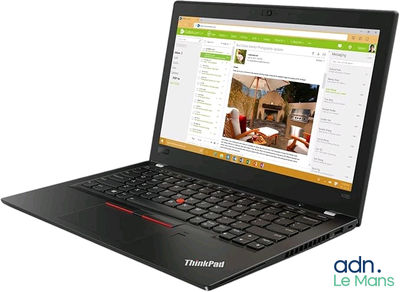 Le Lenovo ThinkPad X1 est un ordinateur portable doté d'un grand écran et d'un petit clavier