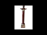 an image of a clock on a pole on a white background