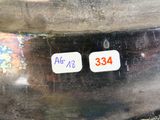 a close up of a silver vase with numbers on it
