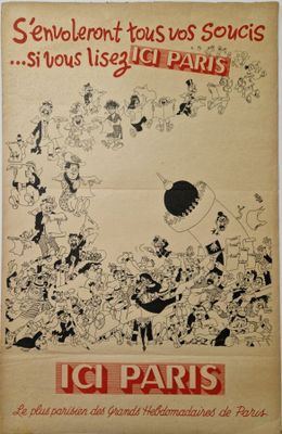 Albert Dubout (1905-1976) - Ici Paris.