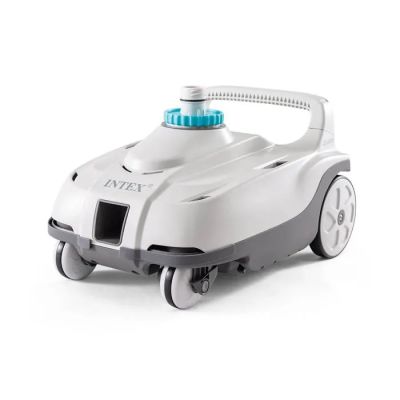 une image d'une tondeuse à gazon robotisée sur fond blanc