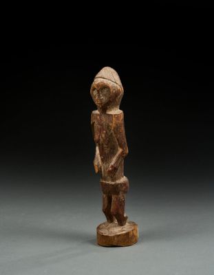Ancien fétiche LOBI d'Afrique de l'Ouest en bois à patine d'…