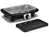 an image of a grill and a phone on a white background