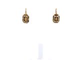 gros plan d'une paire de boucles d'oreilles sur un support