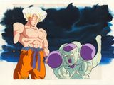 Gohan et Vegeta dans une scène de Dragon Ball Gohan
