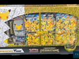 pokemon pikachu figure set in a box on a black background