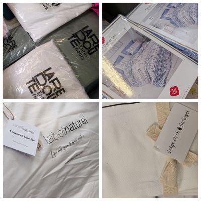 plusieurs photos représentant divers objets posés sur une table