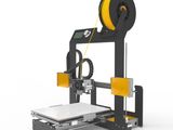 une image représentant une imprimante 3D posée sur une surface blanche