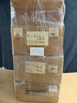 Lot de 4 haut-parleurs neufs comprenant :1 Macrom / 1 Power …