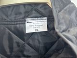 a close up of a jacket with a label on it