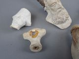 several pieces of art that are sitting on a table