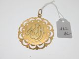 an image of a gold medal with a price tag attached to it