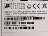 a close up of a cell phone with a barcode on it