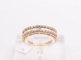 14k rose gold diamond ring