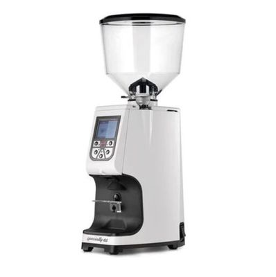 the grinder is a compact coffee grinder with a digital display