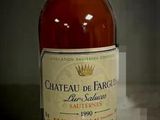 a bottle of wine that is sitting on a table