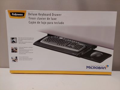 FELLOWES - Tiroir clavier de luxe - Ergonomique avec Microba…