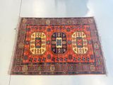 a rug on the floor with a number on it
