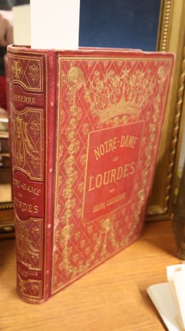 LASSERRE: Notre Dame de LOURDES. Paris, Palme, 1877, in-4, carton...