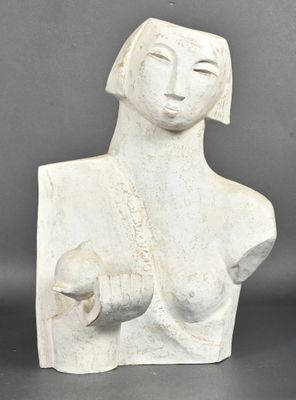 an image of a statue of a woman holding a baby