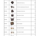 a table with different types of coffees and drinks on it