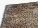 a very large rug on the floor with a white background