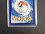 a close up of a pokemon card with a ball in it