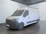 une photo d'une camionnette blanche garée à l'intérieur d'un bâtiment