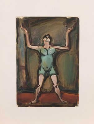 Georges Rouault (1871-1958) Le Jongleur.