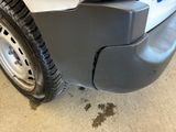 a close up of the front bumper of a truck