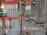 many tools on the wall in the store for sale