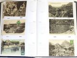 an open book with pictures of people and animals in it